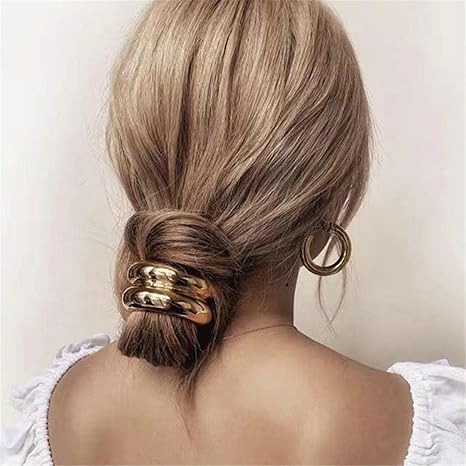 Metal Cuff Hair Ties