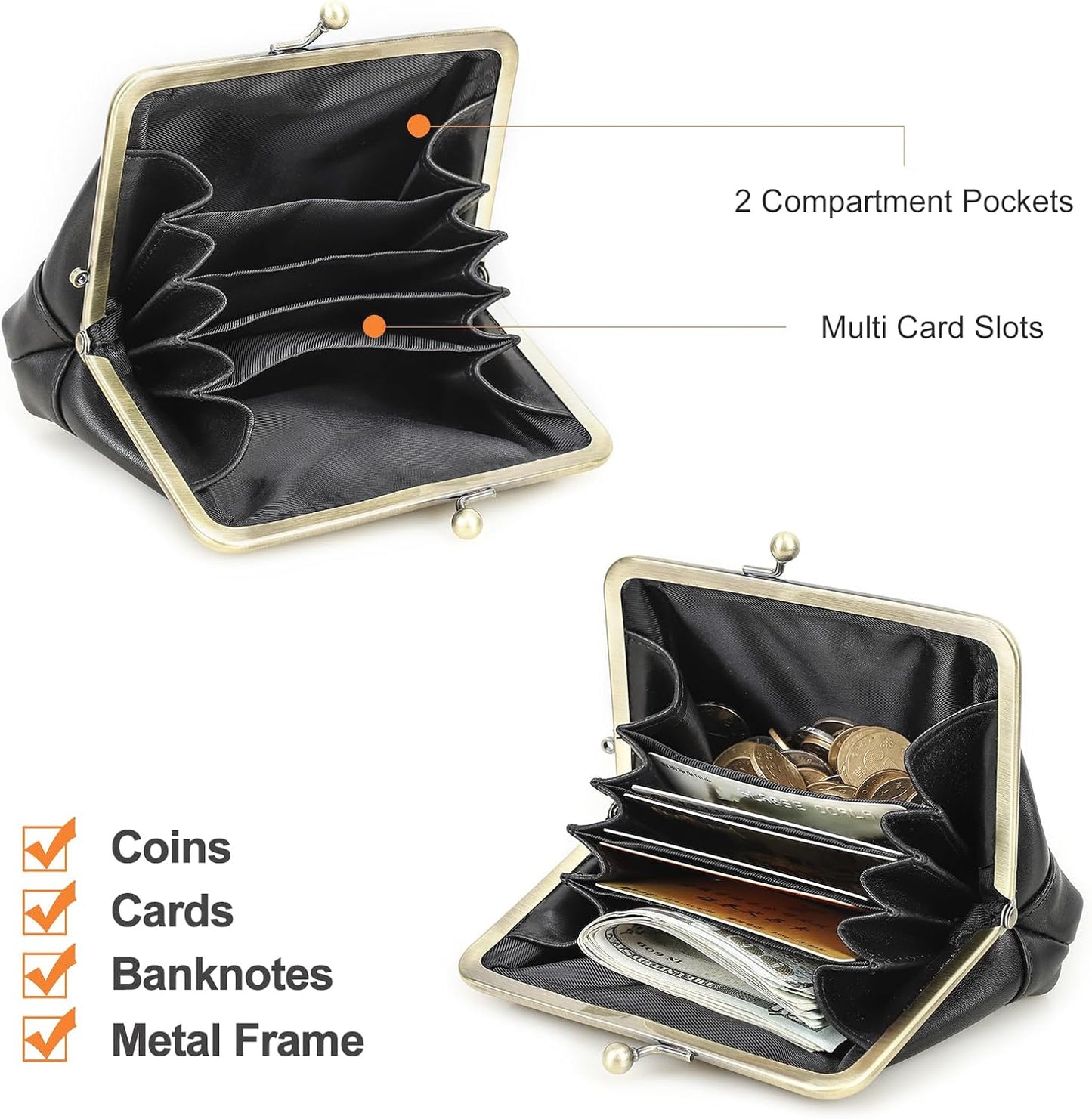 Foxy Genuine Leather Vintage Wallets