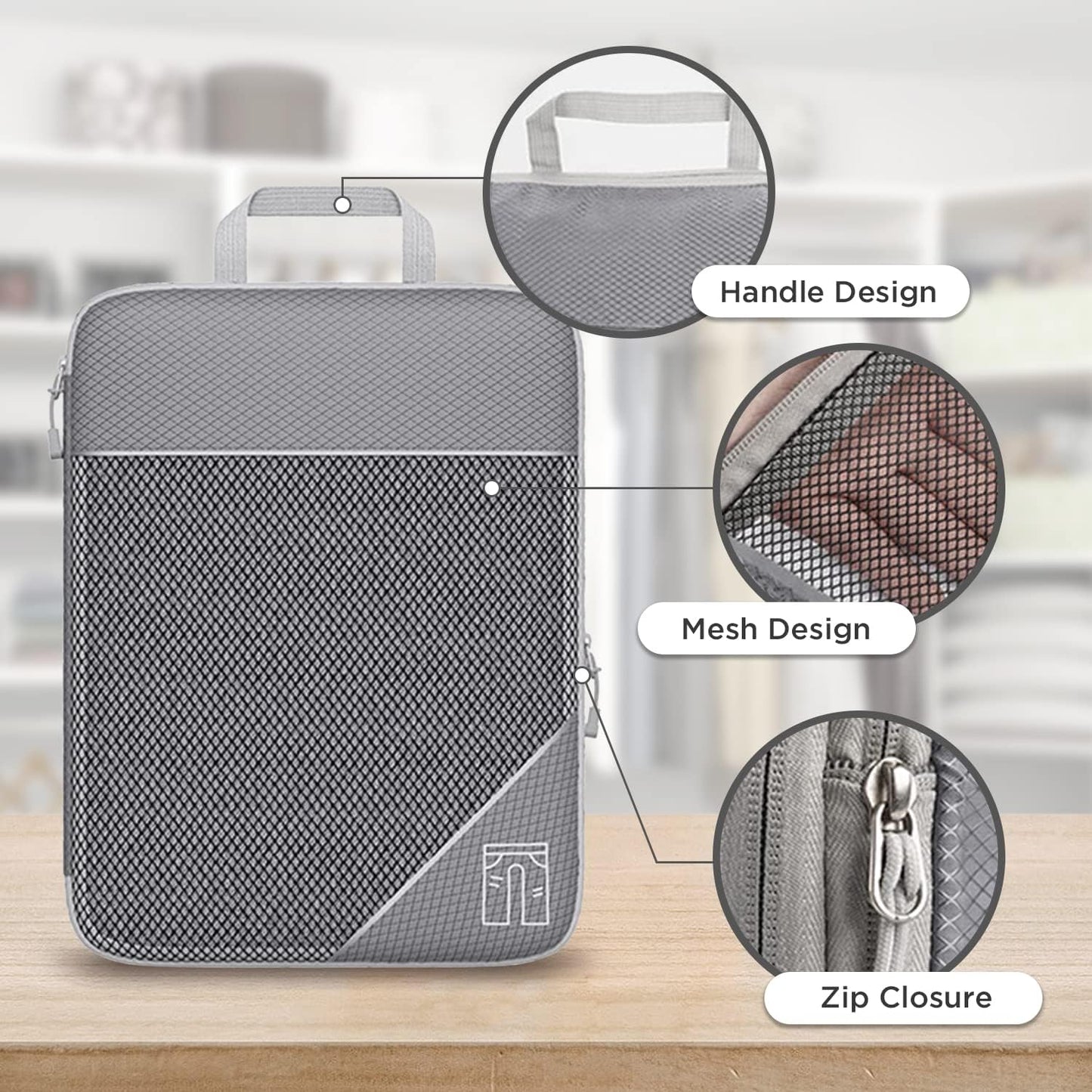 Travel Compression Packing Cubes