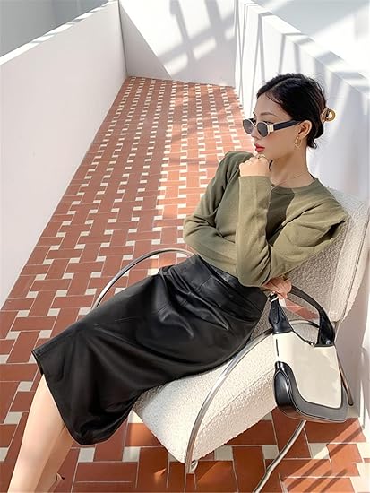 ICONIC Genuine Leather Skirt
