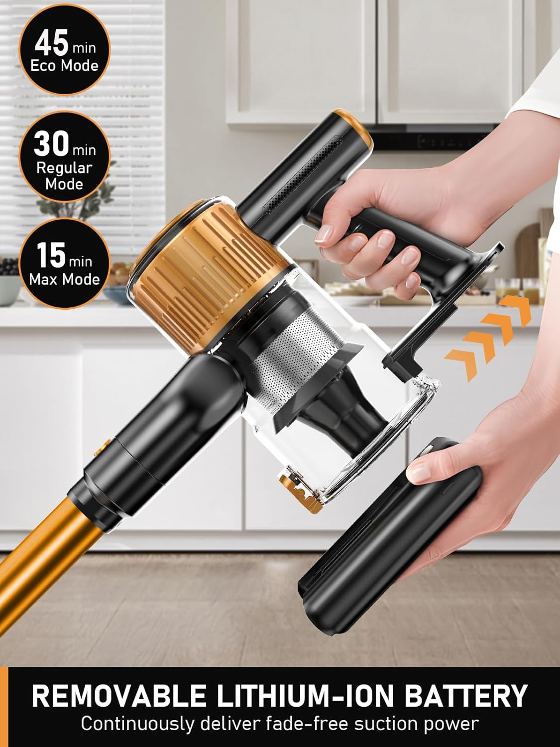 Cordless High Suction Household Vacuum Cleaner
