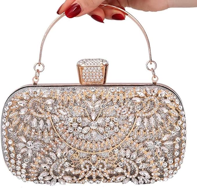 Diamante Evening Clutch Handbag