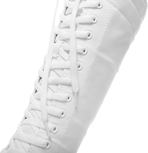 High-Top Canvas Moccasin Sneakers