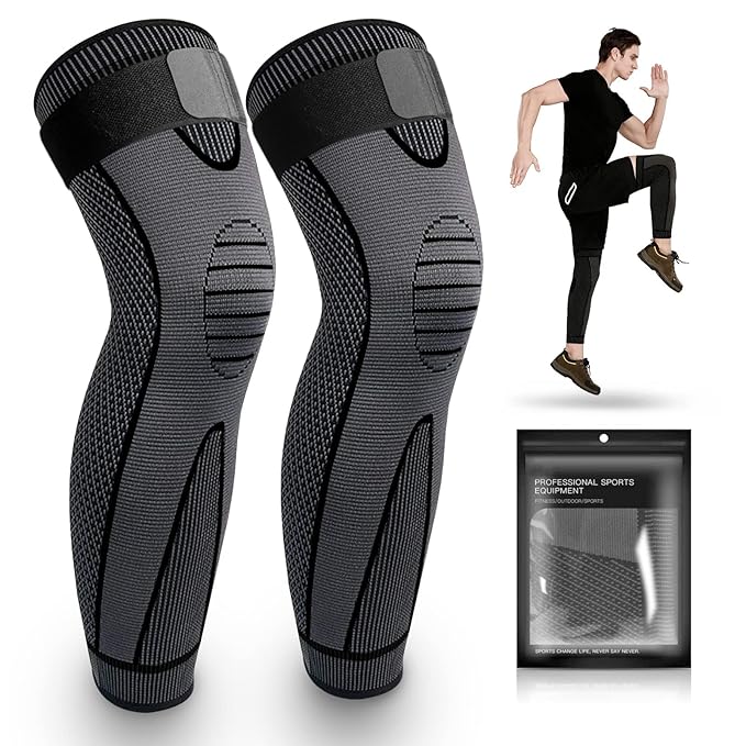 Terrifi Long Knee Brace Compression Sleeves