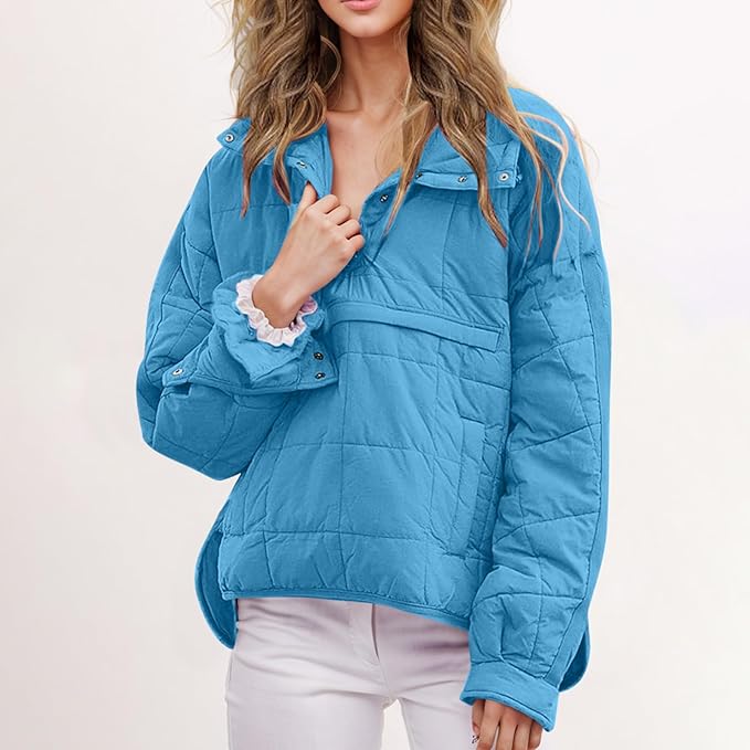 Dames Pure Comfort Quilted Pullover Puffer