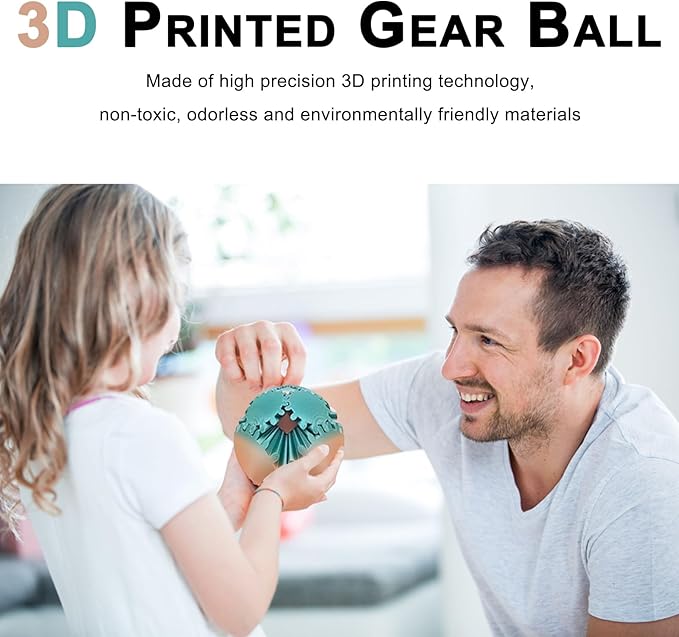 Innovative 3D Rotating Gear Fidget Balls
