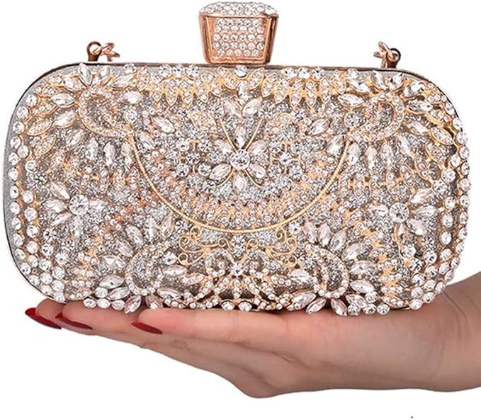Diamante Evening Clutch Handbag