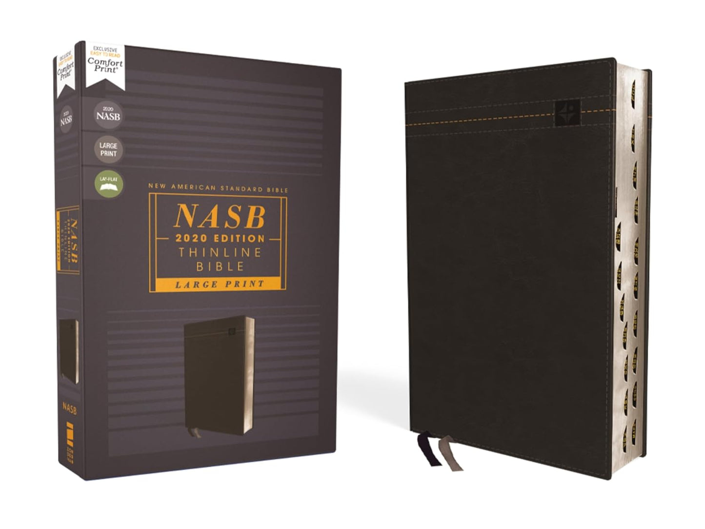 NASB Leathersoft Thinline Large Print Bible