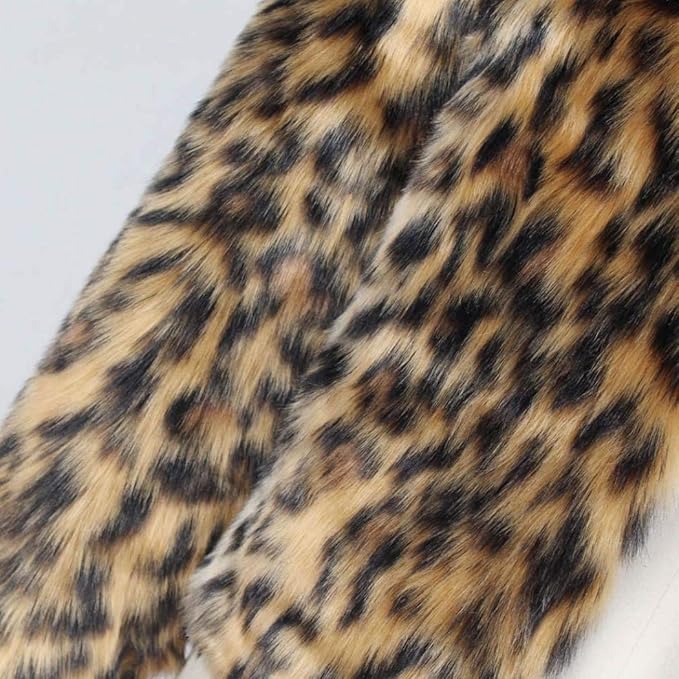 Leopard Faux Fur Teddy Coat