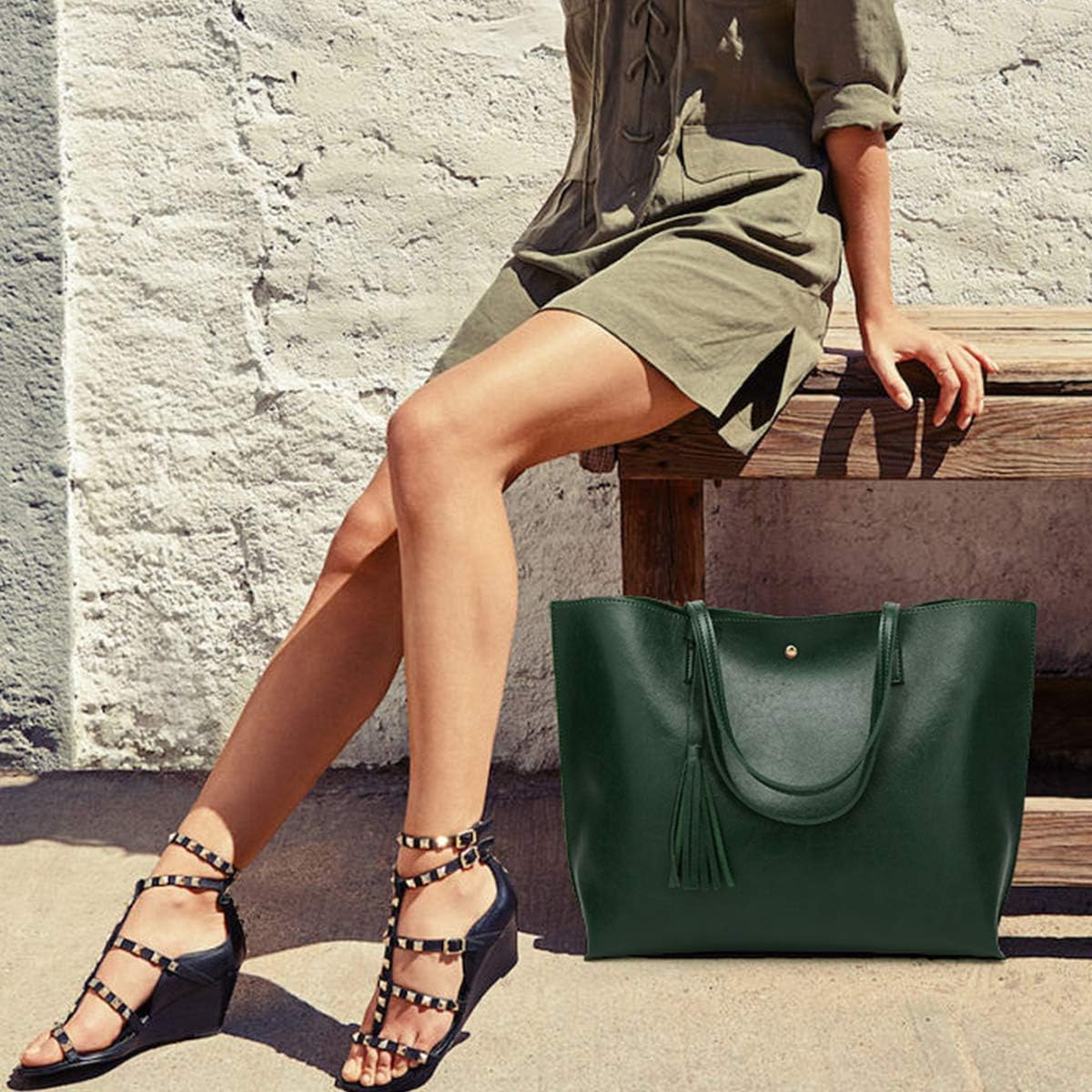 Italian Tassel Tote Shoulder Bags