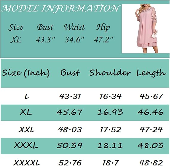 Plus Size Midi Chiffon Dress