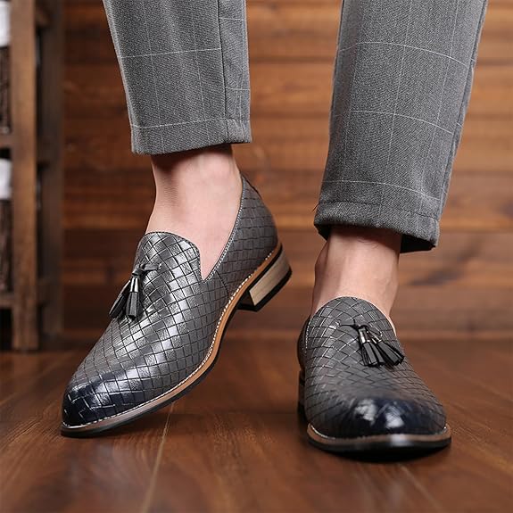 Italian Tasseled Leather Loafers