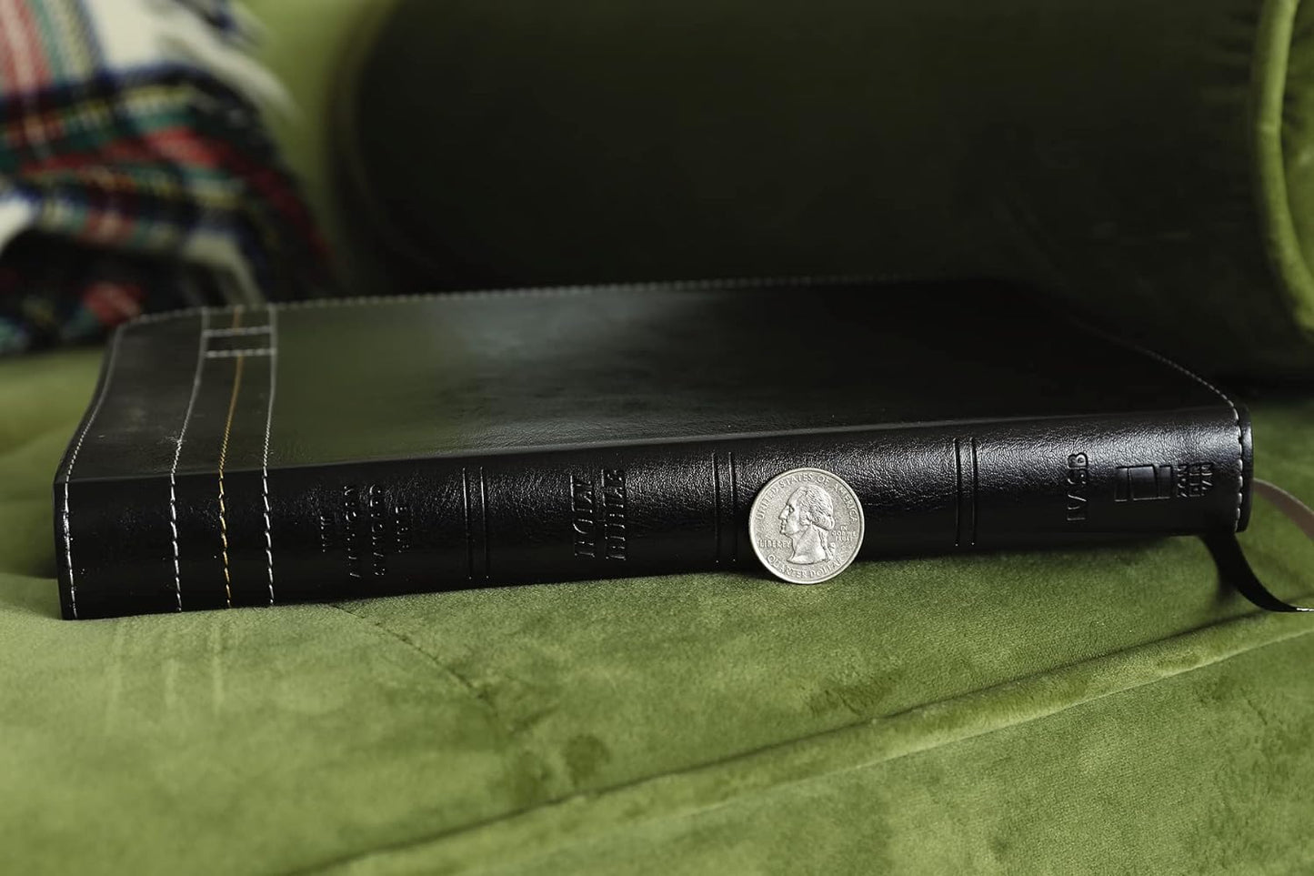 NASB Leathersoft Thinline Large Print Bible