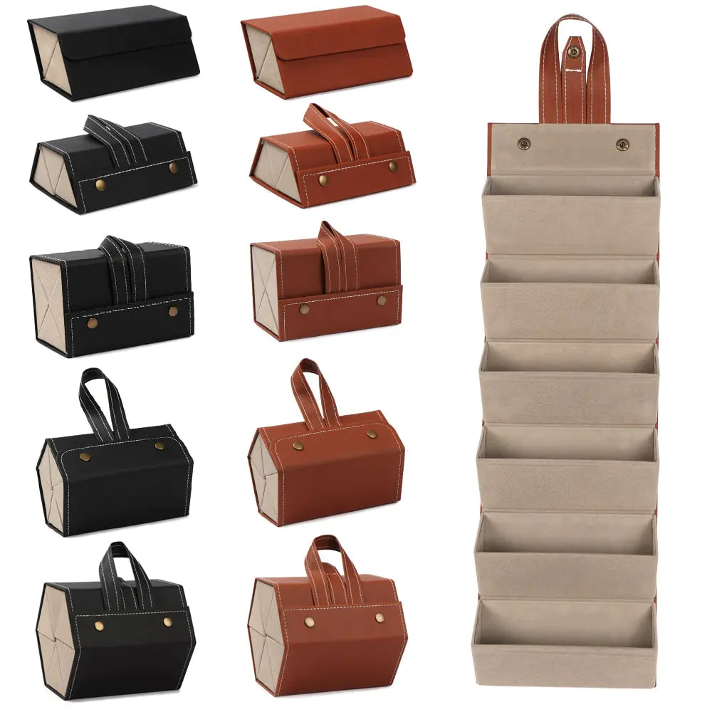 Portable Multi-Slot Eyewear Organizer