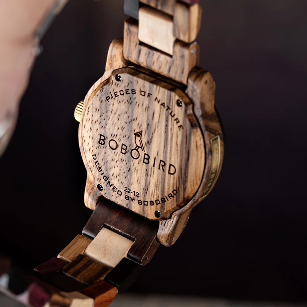 BOBO BIRD Wooden Quartz Watches