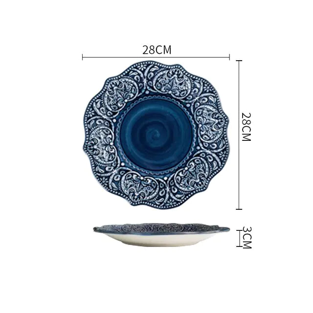 Luxury Linkori Blue Tableware