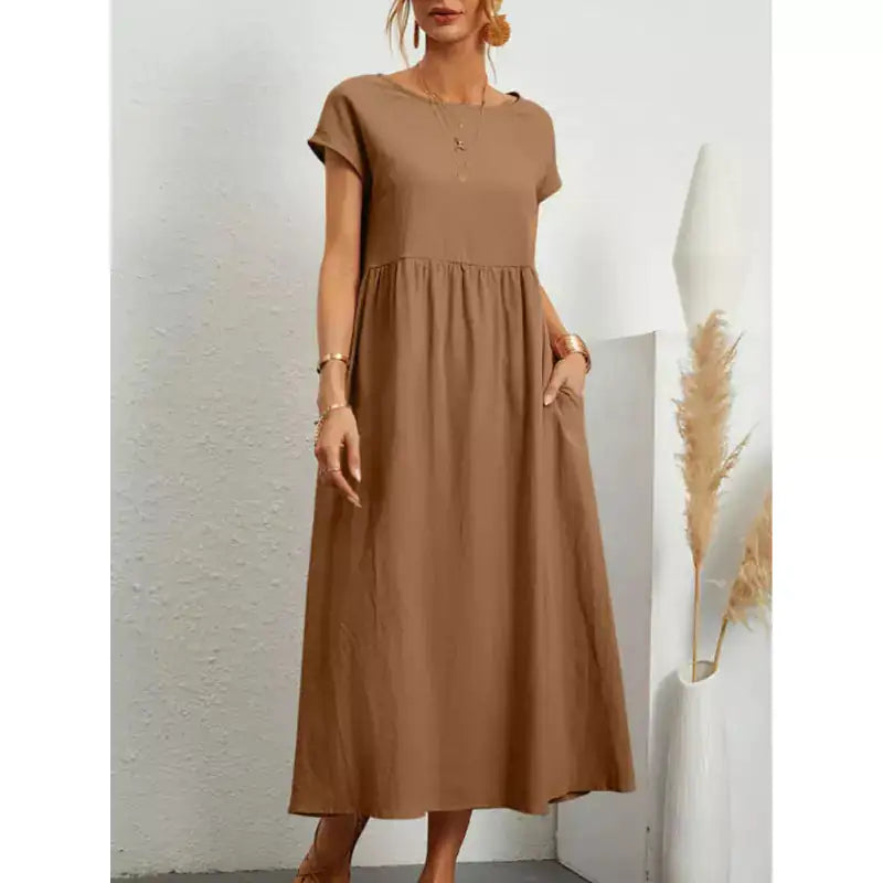 Fernanda Maxi Linen Dresses