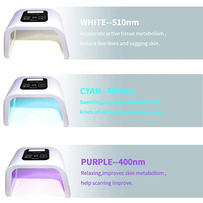 7-Color LED Light Therapy Skin Rejuvenator Photon Machine