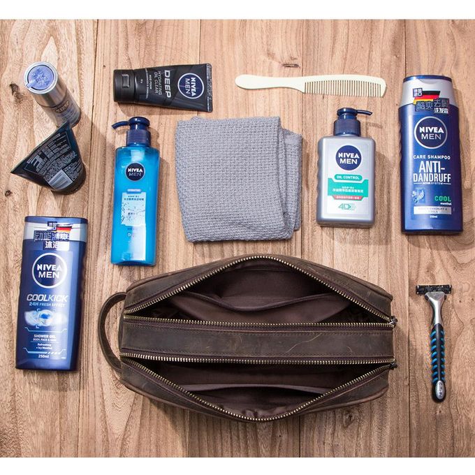 Crazy Horse Cowhide Organizer Bag