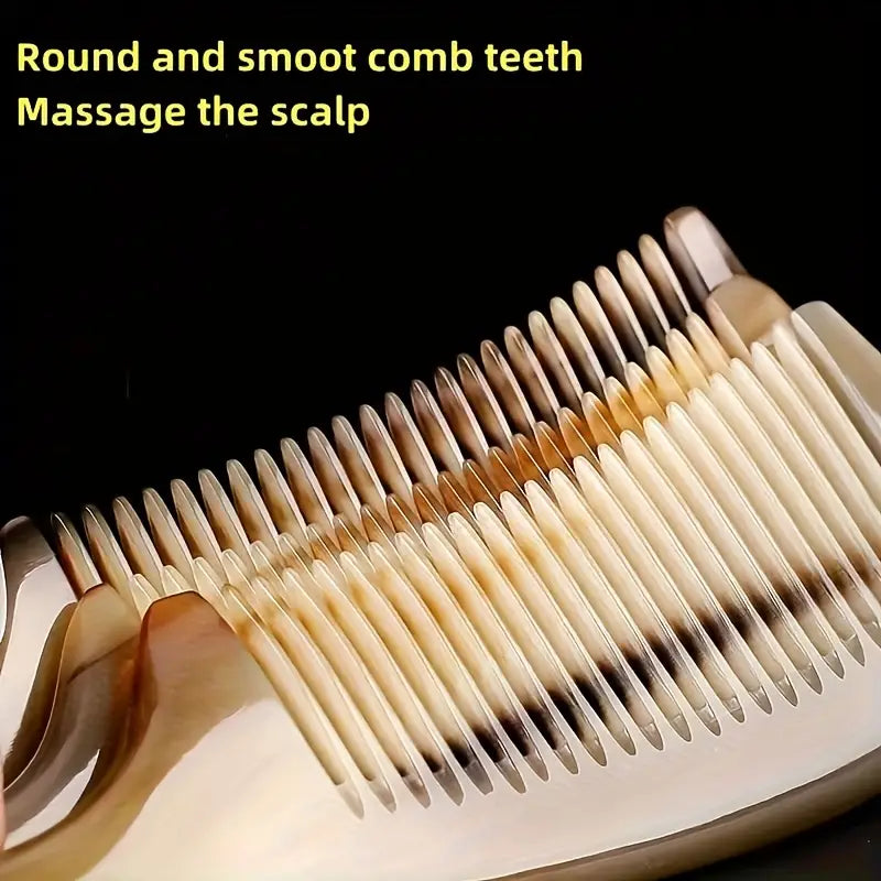 Ox Horn Premium Finishing Comb