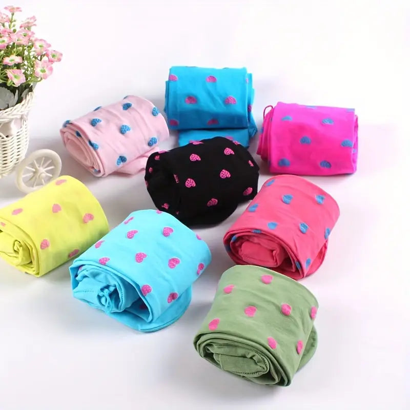 Heart & Dots Kids Pantyhose