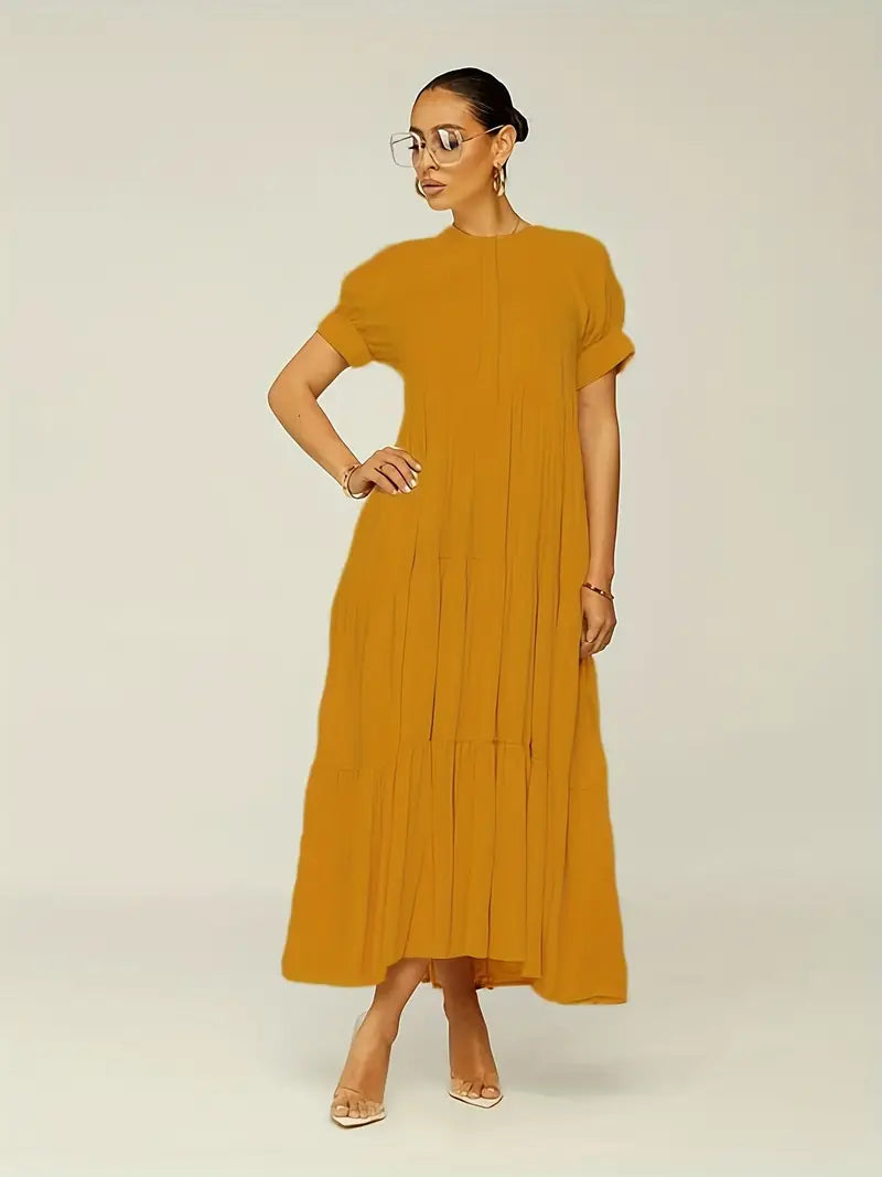 Elegant Tiered Maxi Dress
