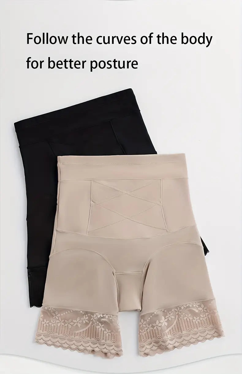 High-Waisted Tummy Control Shapewear Shorts