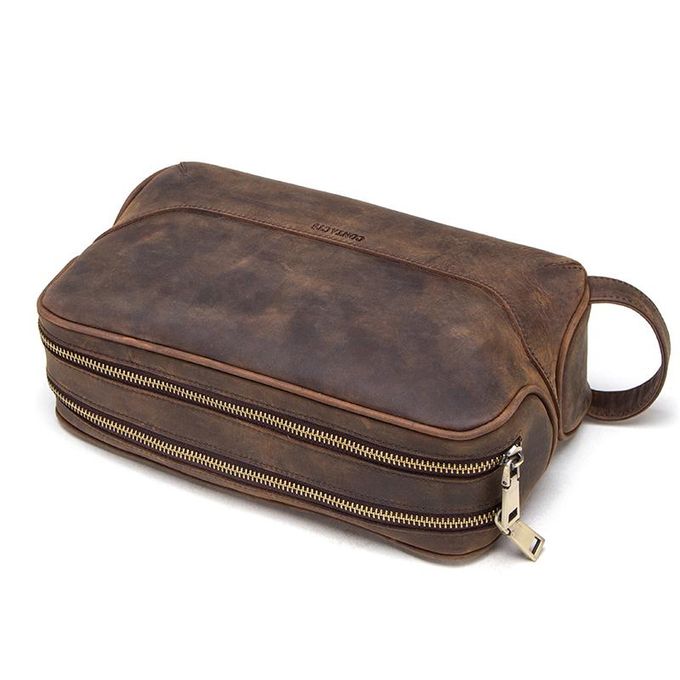 Crazy Horse Cowhide Organizer Bag
