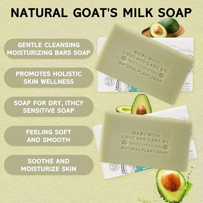 Natural Plant Soap with Goats Milk