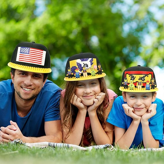 DIY Personalized LEGO Baseball Caps for Kids and Adults