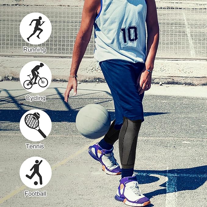 Terrifi Long Knee Brace Compression Sleeves