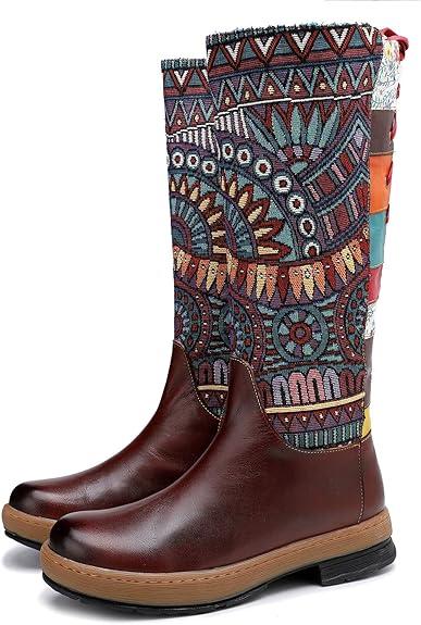 Handmade Genuine Leather Bohemian Long Boots
