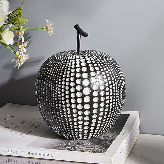 Nordic Resin Polka Dot Apple Decor
