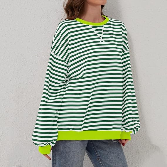 Casual Loose Striped Sweaters