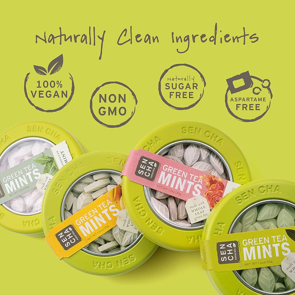 Sencha Naturals, Green Tea Mints