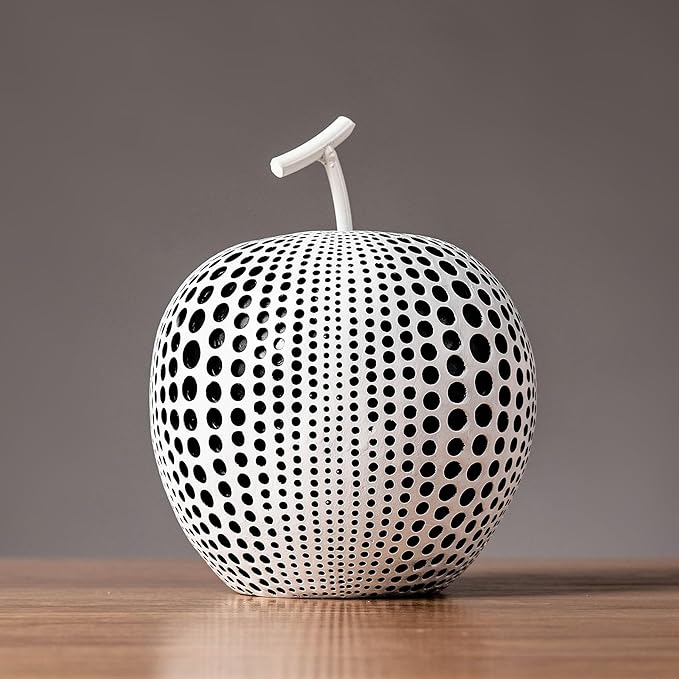 Nordic Resin Polka Dot Apple Decor