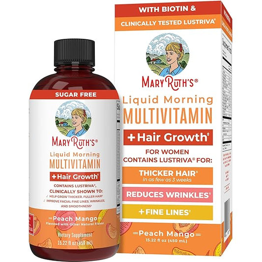 Mary Ruth's Liquid Morning Multivitamin + Hair Growth