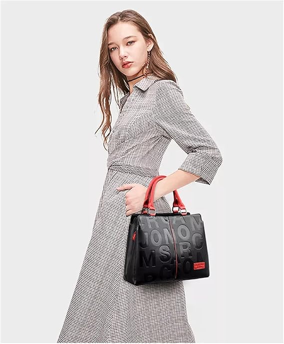 Alpha Embossed Designer Handbags