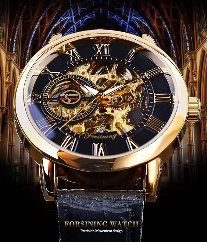 Forsining 3D Skeleton Luxe Watches