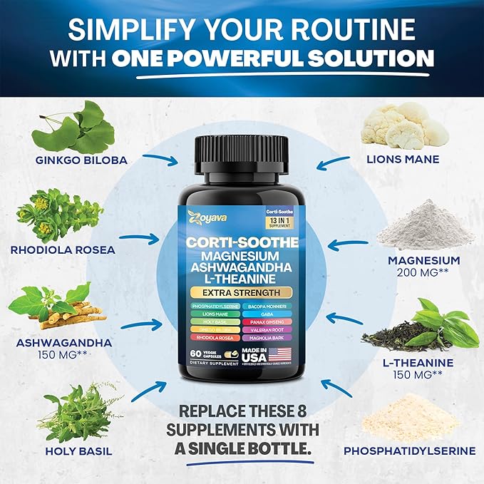 Zoyava Soothe and Smooth Magnesium and Myo-Inositol Capsules