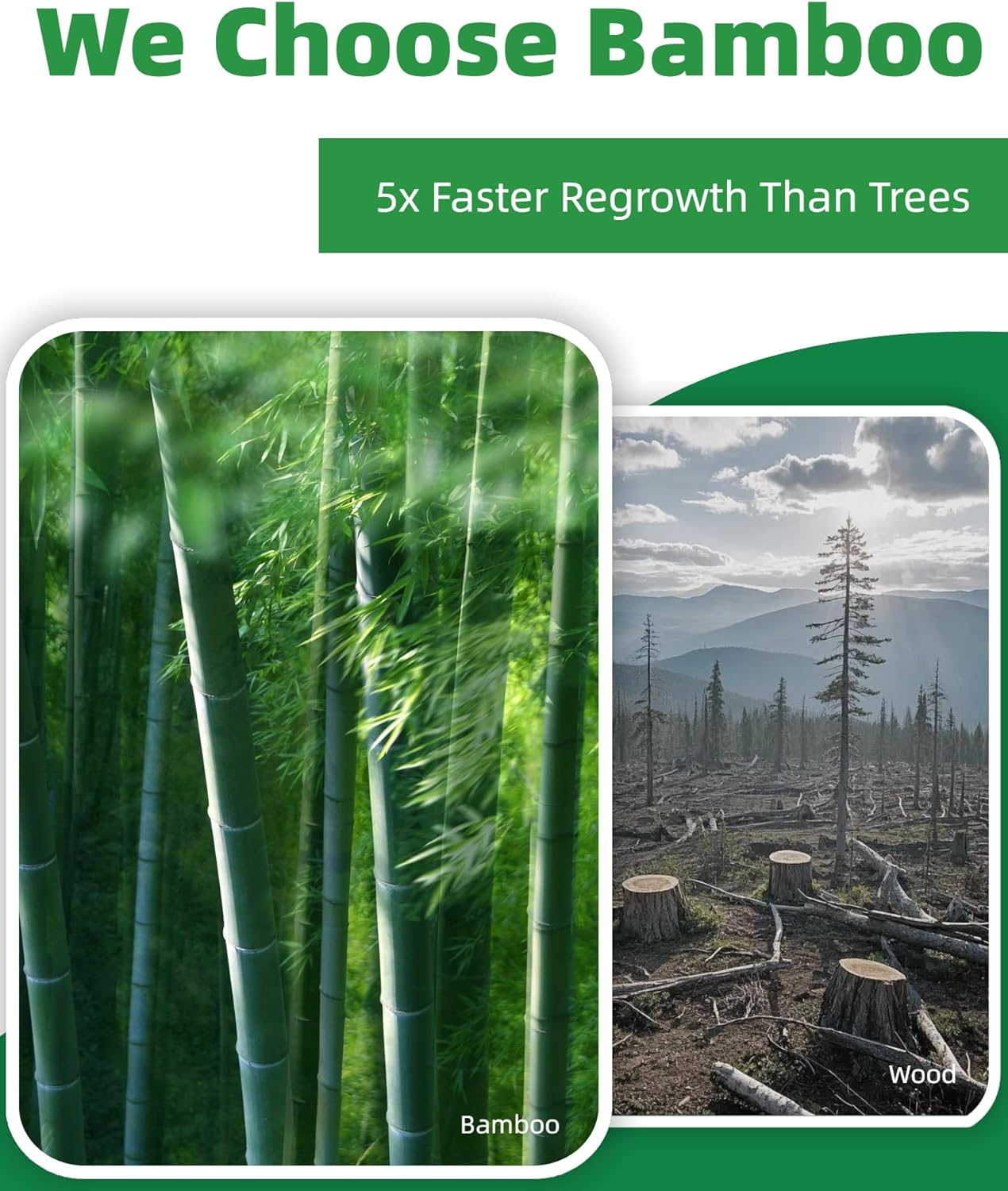 ECO Bamboo Thick 4 Ply Unbleached Toilet Paper