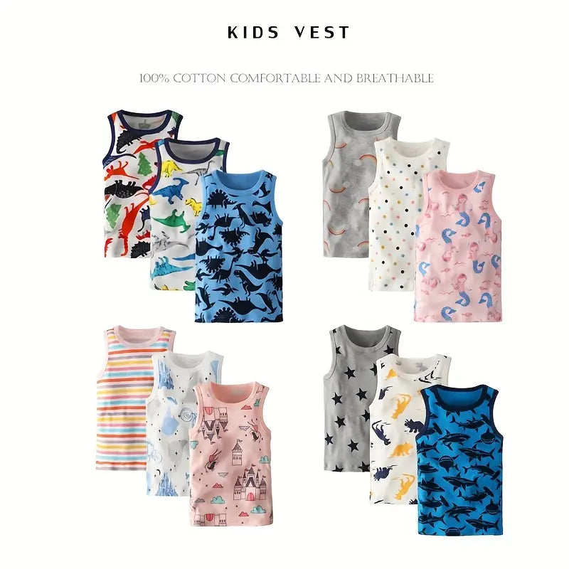 100% Combed Cotton Singlets