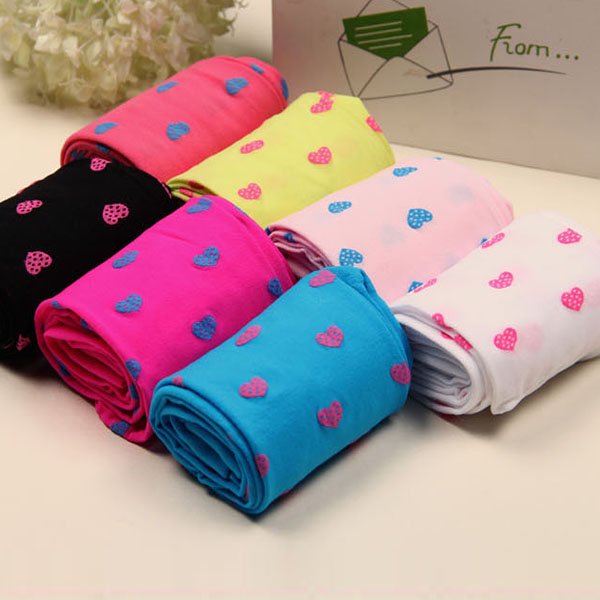 Heart & Dots Kids Pantyhose