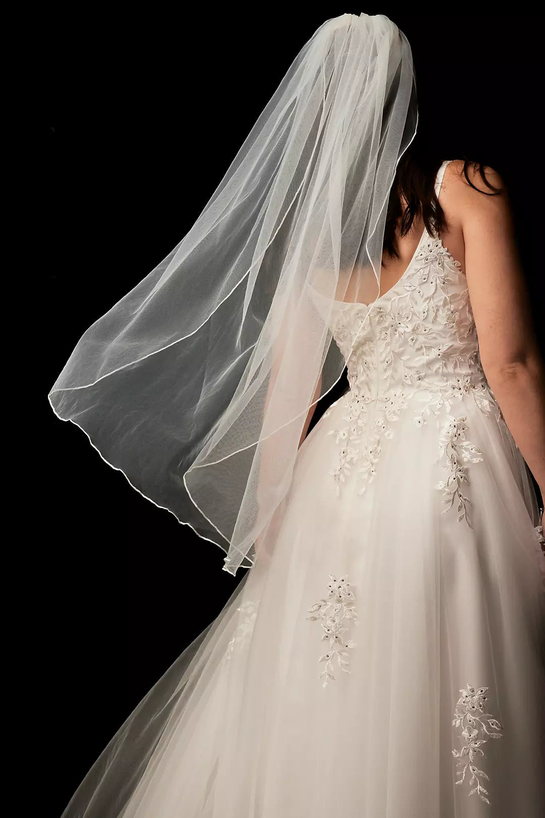 TOPQUEEN Fatin Tulle Wedding Veils