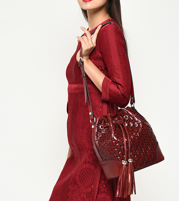 Vintage Leather Bucket Bags