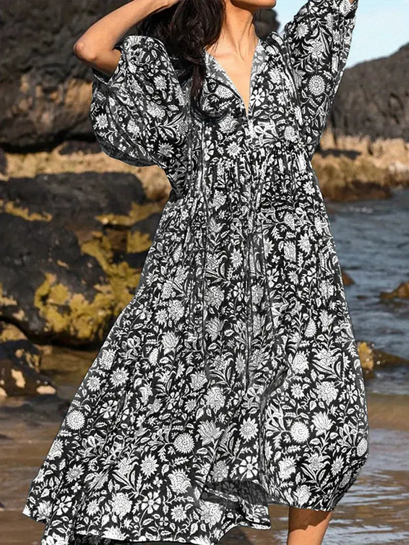 Eilly Bazar Viscose Printed Dress
