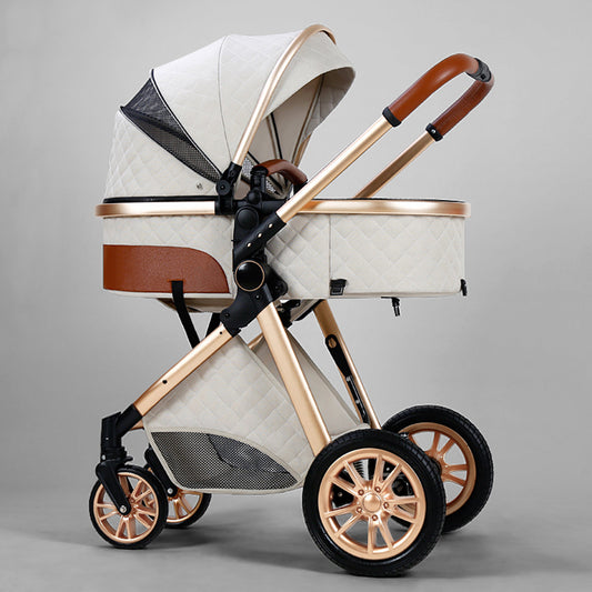 Stylish High View Lightweight 3 in 1 Pram and Strollers