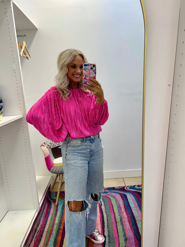 Plus Size Lantern Sleeves Polyester Tops