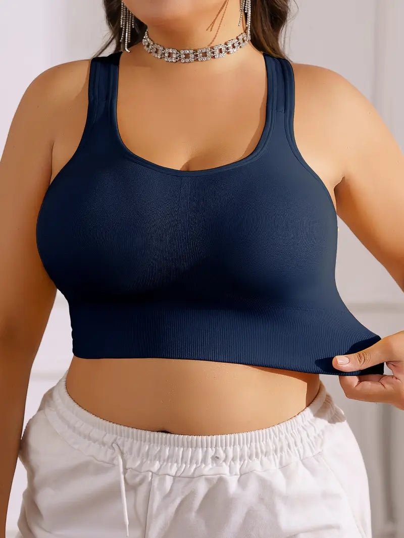 CELILIN Racerback Plus Size Sports Bras