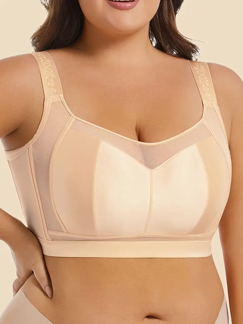 Wingslove Plus Size French Seamless Bra
